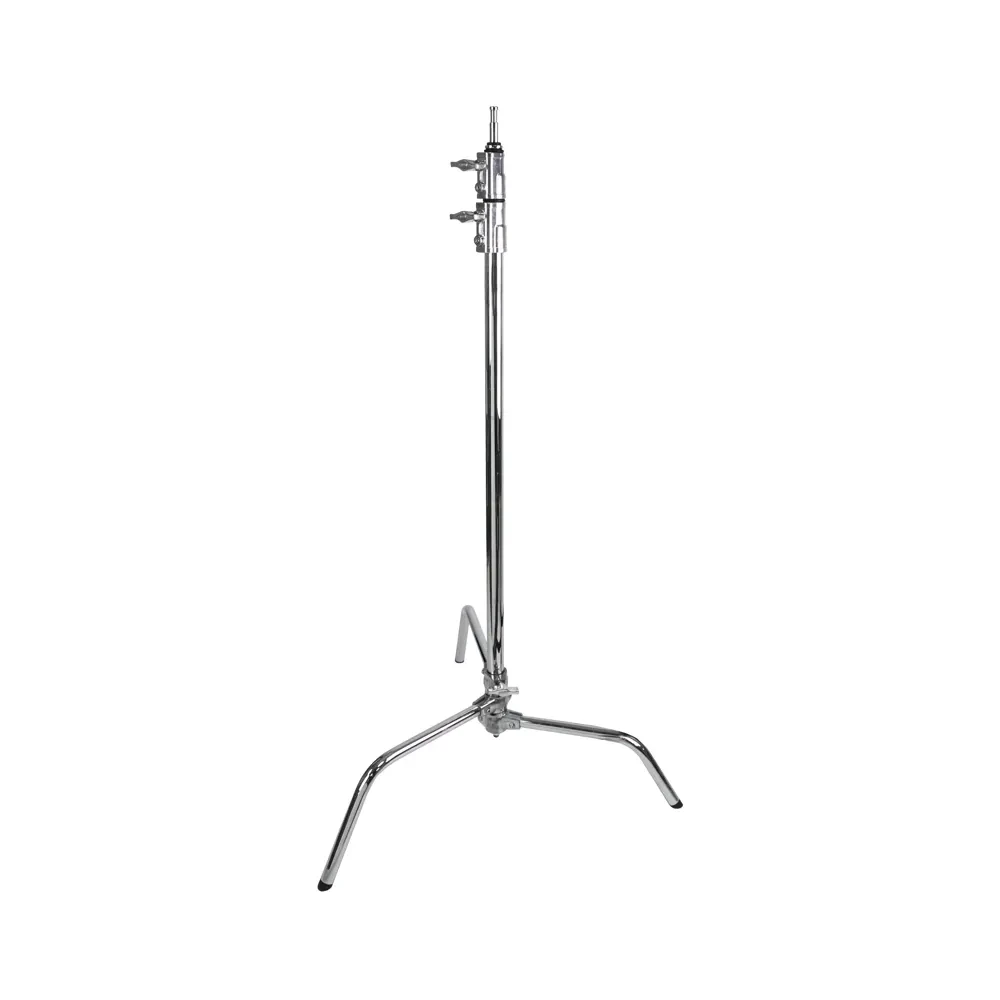 KUPO CS-40M / CS-40MB 40" Master C-Stand with Sliding Legs, Silver / Black