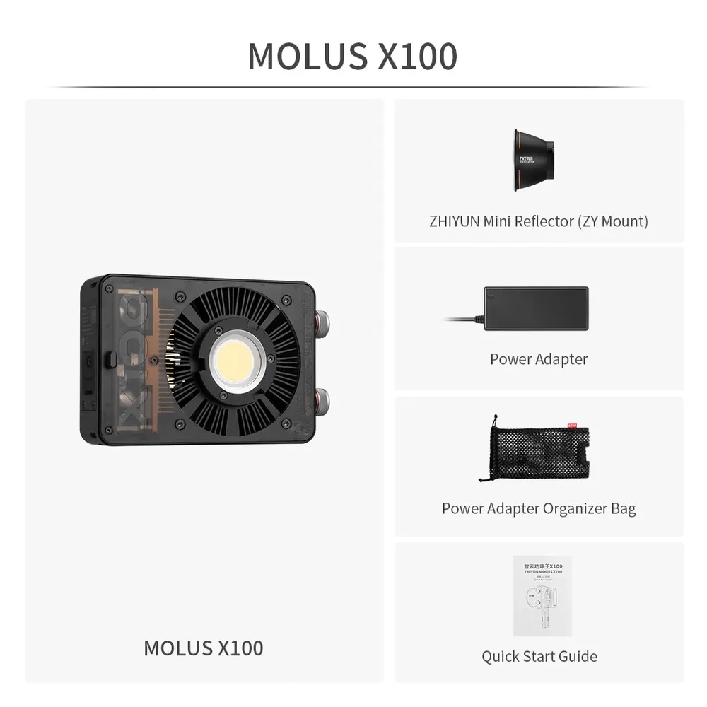ZHIYUN LED Molus X100 COB Light