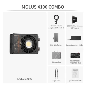 ZHIYUN LED Molus X100 COB Light Combo