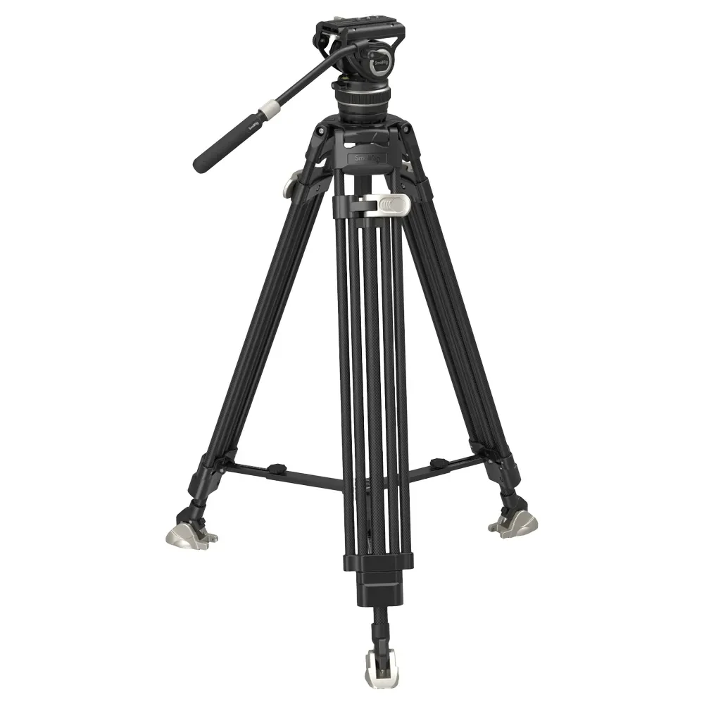 SMALLRIG 3989 Heavy-Duty Carbon Fiber Video Tripod Kit FreeBlazer