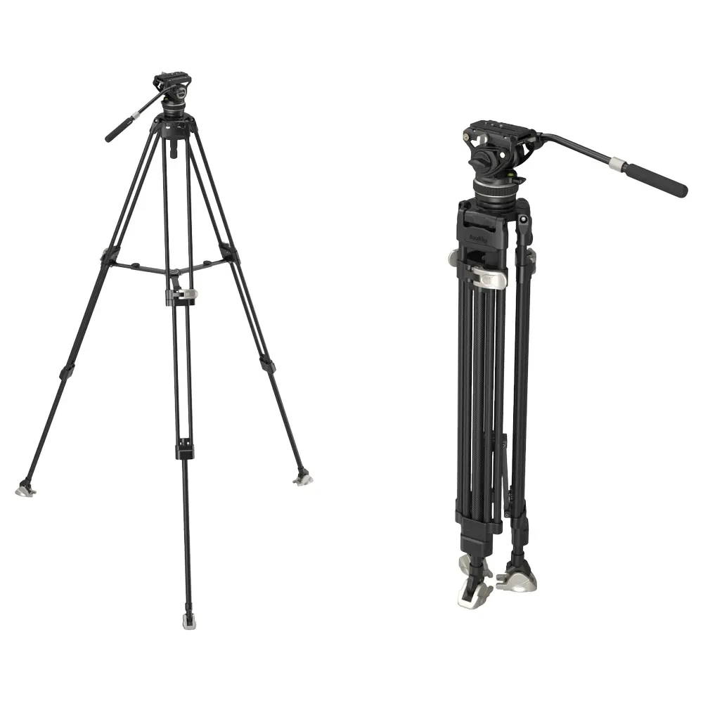SMALLRIG 3989 Heavy-Duty Carbon Fiber Video Tripod Kit FreeBlazer