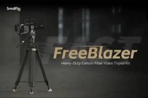 SMALLRIG 3989 Heavy-Duty Carbon Fiber Video Tripod Kit FreeBlazer