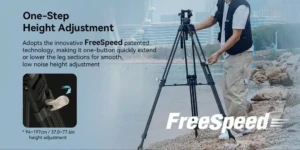 SMALLRIG 3989 Heavy-Duty Carbon Fiber Video Tripod Kit FreeBlazer