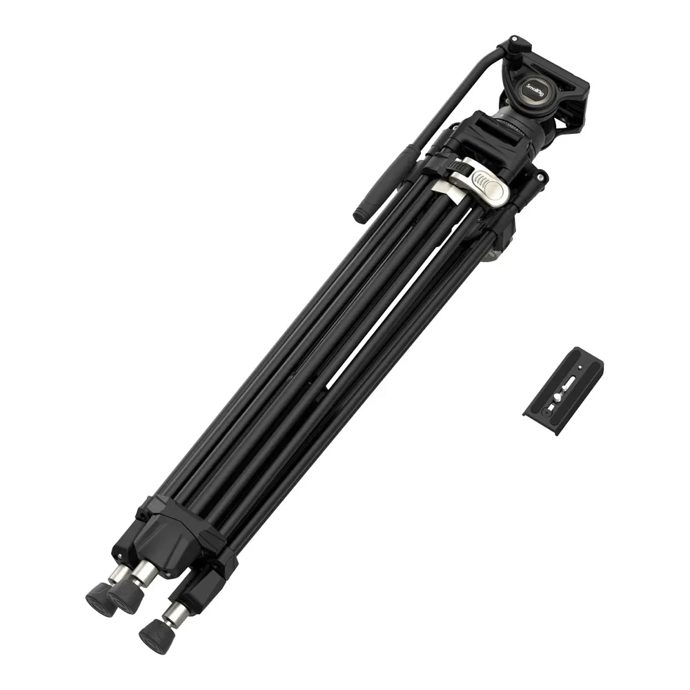SMALLRIG 4163 Heavy-Duty Aluminium Video Tripod Kit FreeBlazer AD-80
