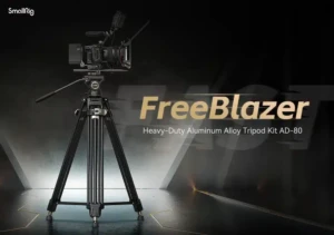 SMALLRIG 4163 Heavy-Duty Aluminium Video Tripod Kit FreeBlazer AD-80