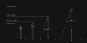 SMALLRIG 4163 Heavy-Duty Aluminium Video Tripod Kit FreeBlazer AD-80