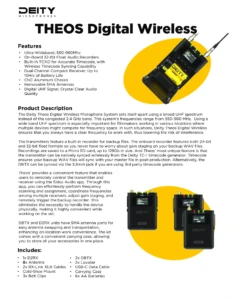 DEITY Theos Digital Wireless 2ch Kit