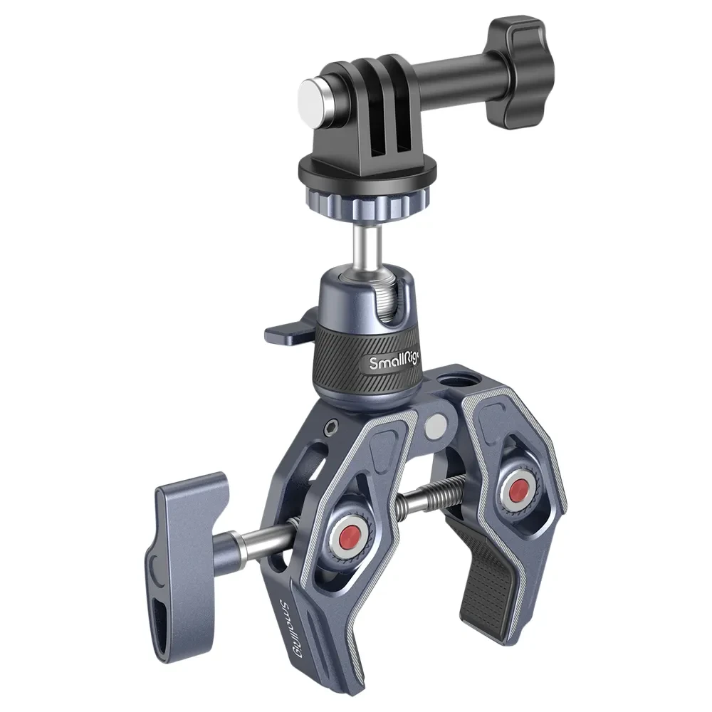SMALLRIG 4102 Super Clamp with 360 Ballhead Mount for Action Cameras