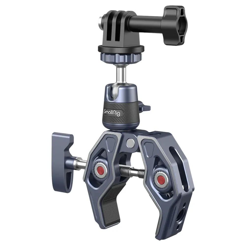 SMALLRIG 4102 Super Clamp with 360 Ballhead Mount for Action Cameras