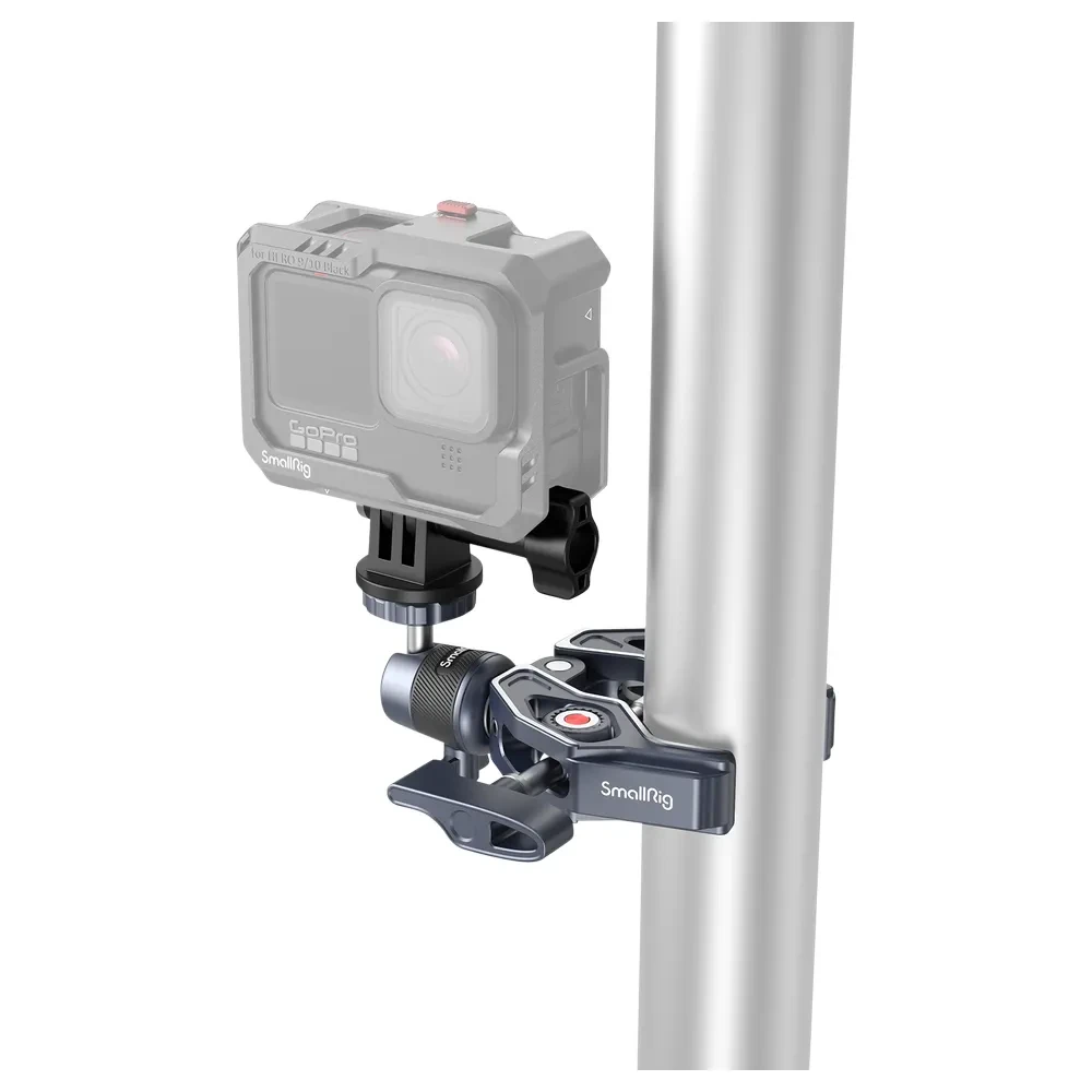 SMALLRIG 4102 Super Clamp with 360 Ballhead Mount for Action Cameras