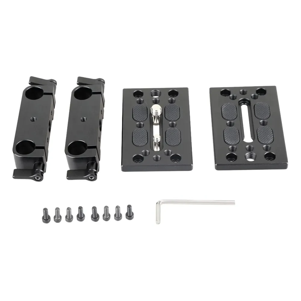 SMALLRIG 1798 Baseplate with Dual 15mm Rod Clamp