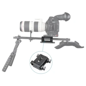 SMALLRIG 1798 Baseplate with Dual 15mm Rod Clamp