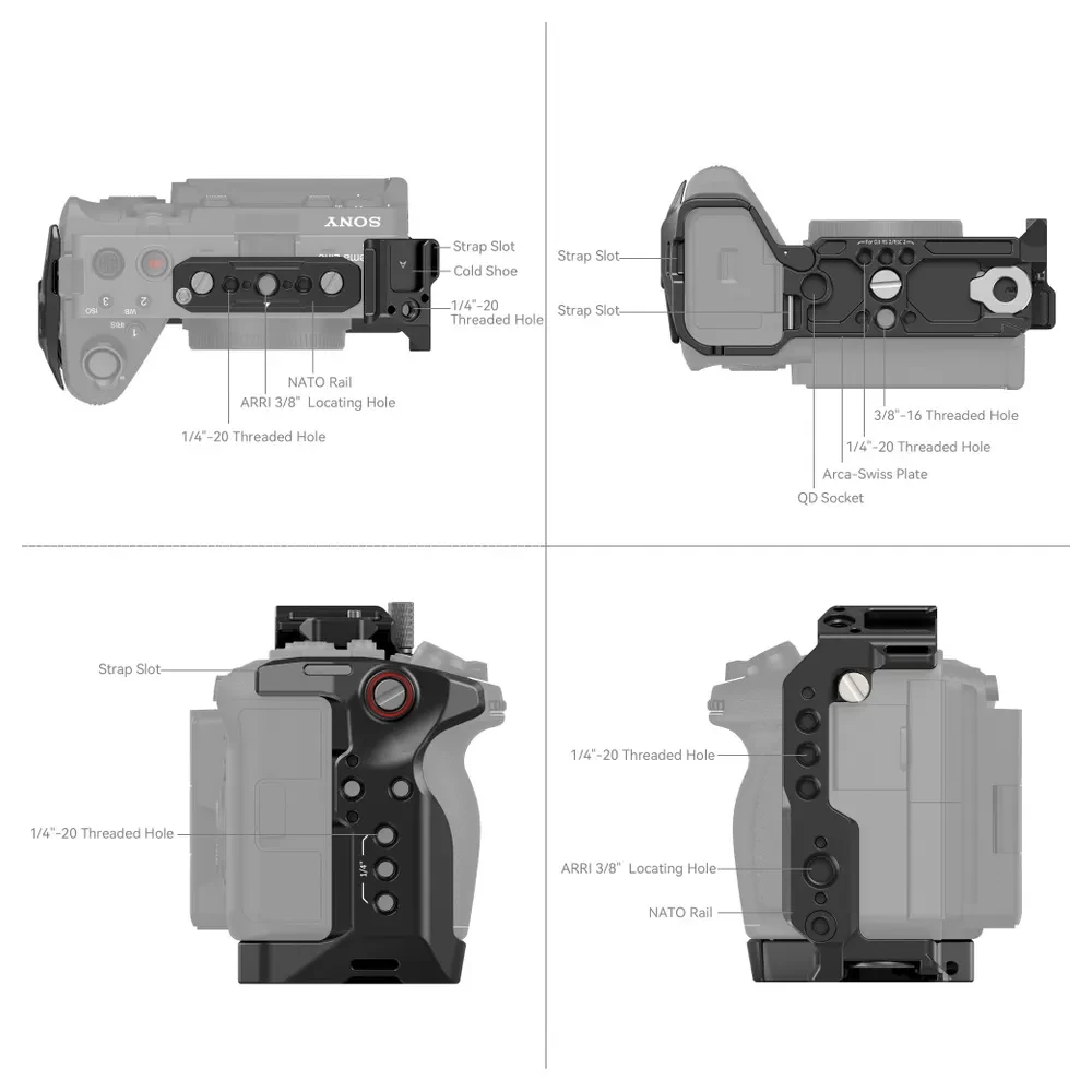 SMALLRIG 4183 Cage For Sony FX30 / FX3