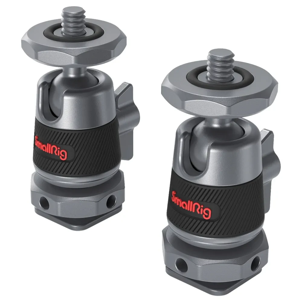 SMALLRIG 2948 BallHead Mini with Removable Cold Shoe Mount 2pcs