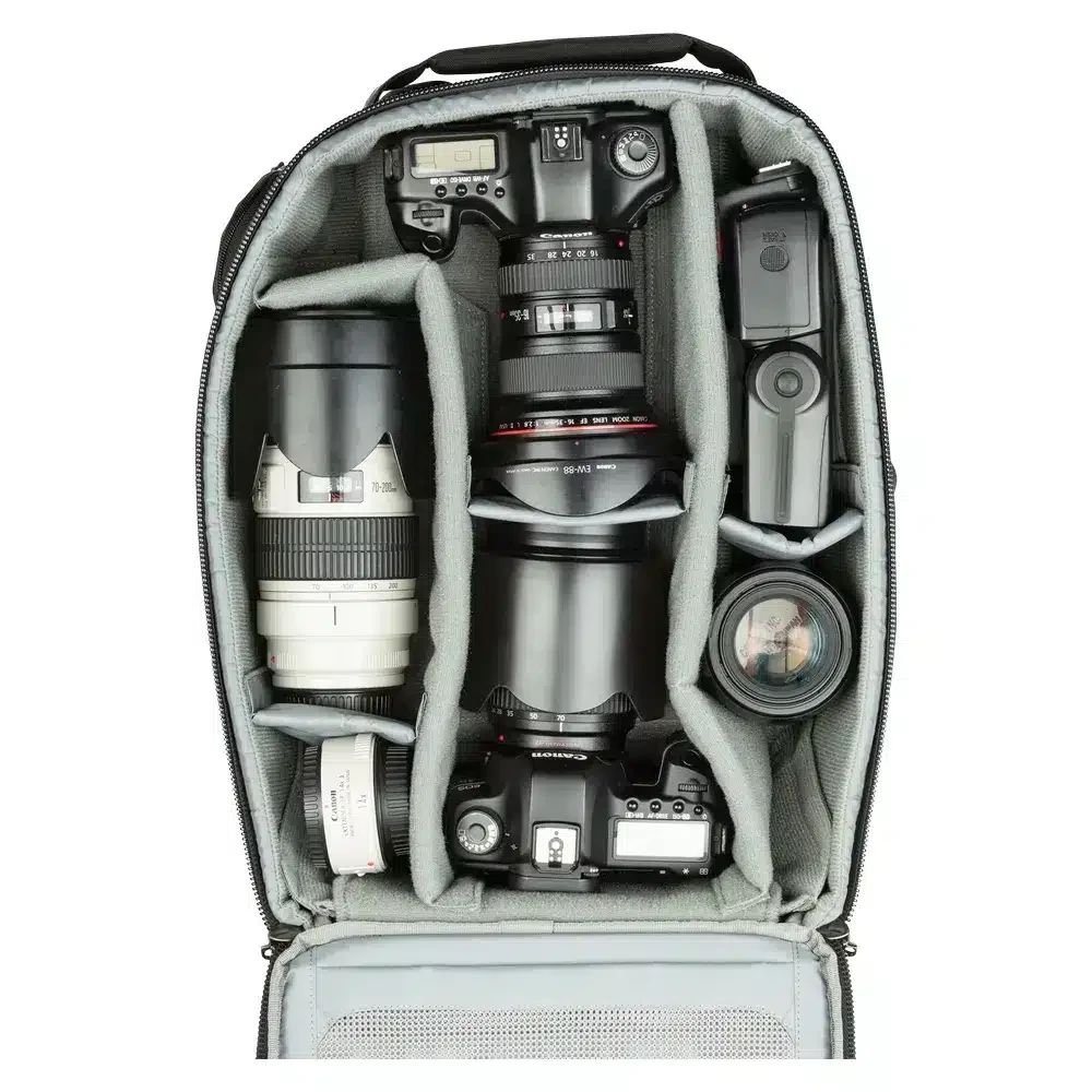 THINK TANK Essentials Convertible Rolling Backpack, Black