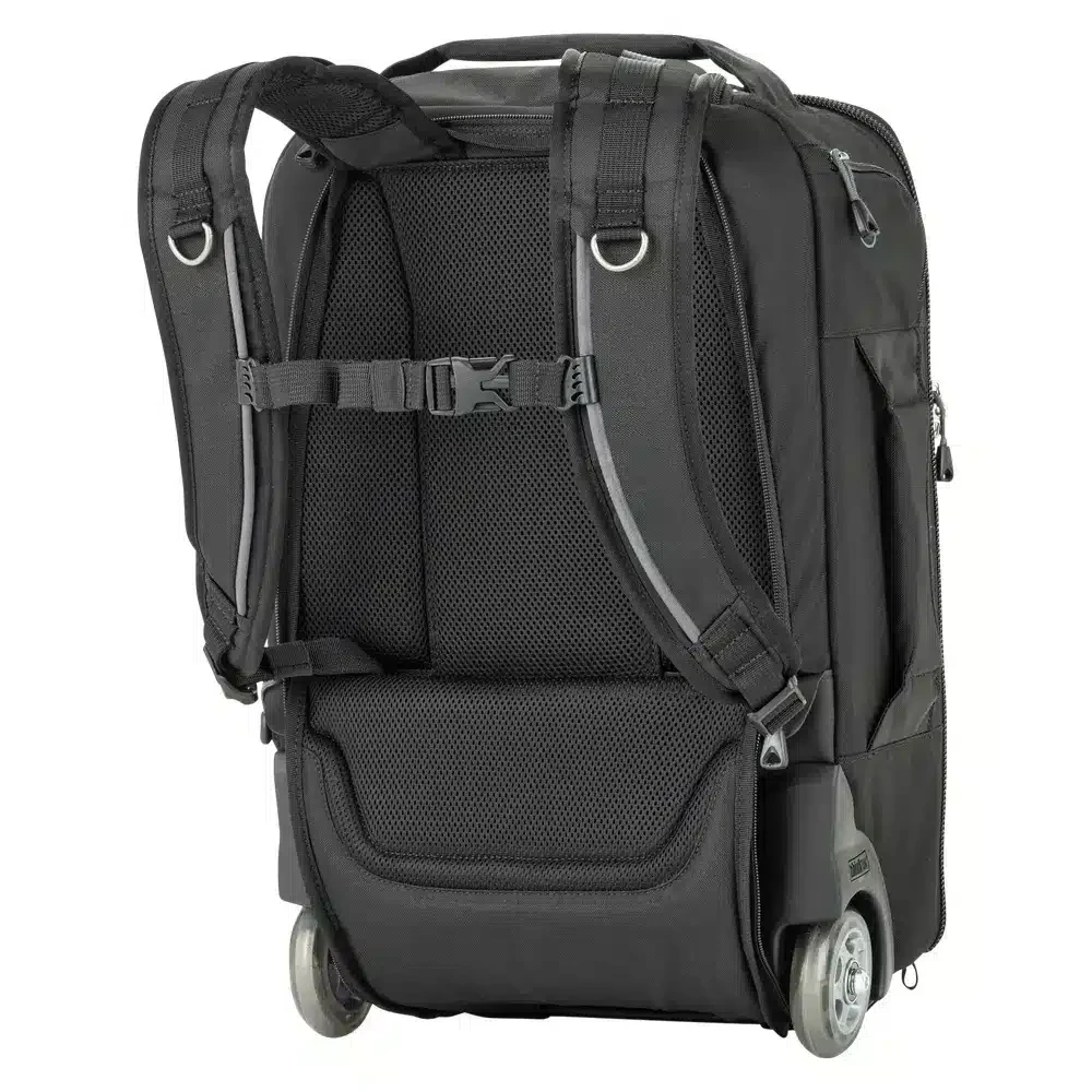 THINK TANK Essentials Convertible Rolling Backpack, Black