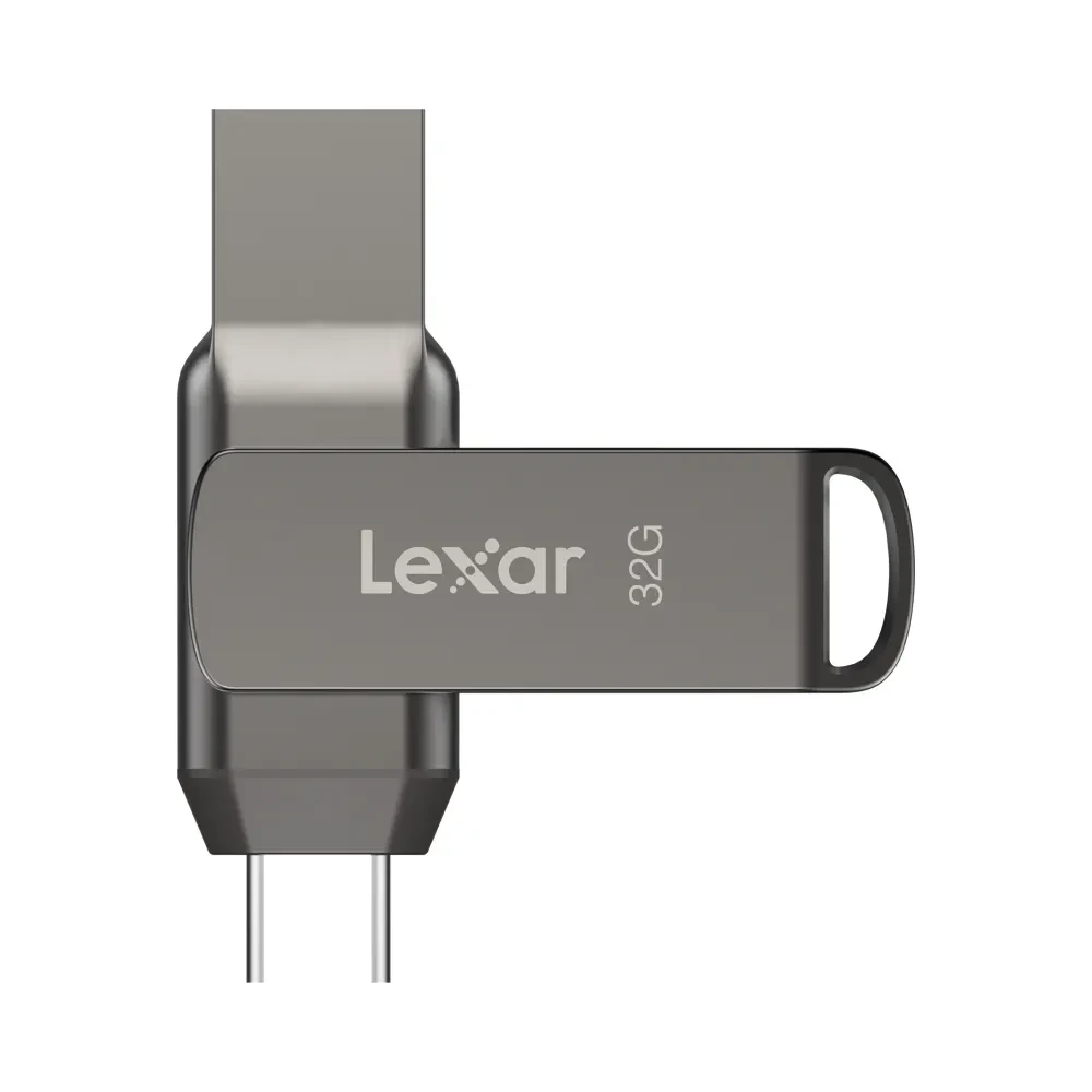 LEXAR JumpDrive Dual Drive D400 Type-C/Type-C & Type-A, up to 100MB/s read (USB 3.1)