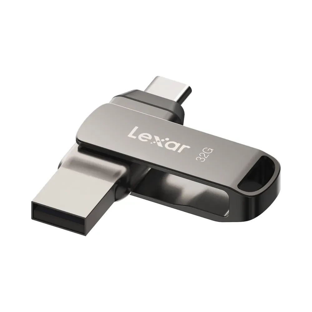 LEXAR JumpDrive Dual Drive D400 Type-C/Type-C & Type-A, up to 100MB/s read (USB 3.1)
