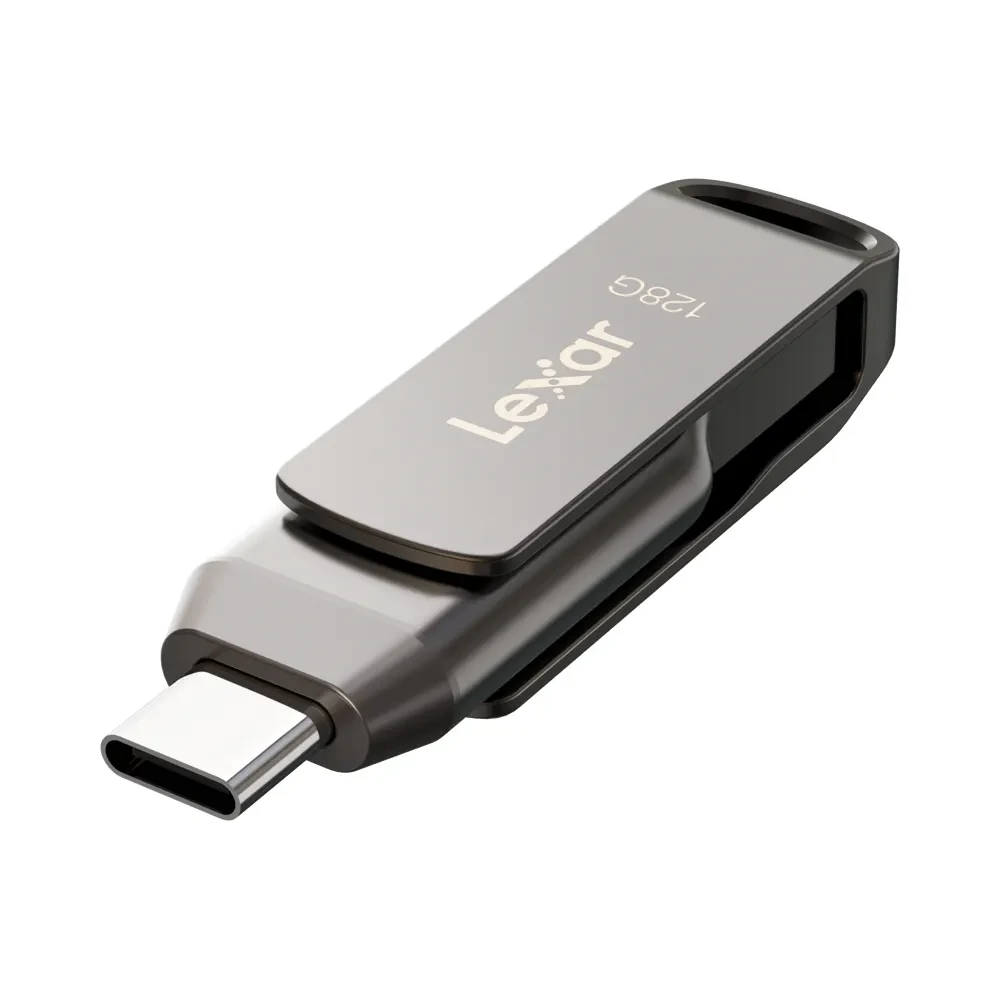 LEXAR JumpDrive Dual Drive D400 Type-C/Type-C & Type-A, up to 100MB/s read (USB 3.1)