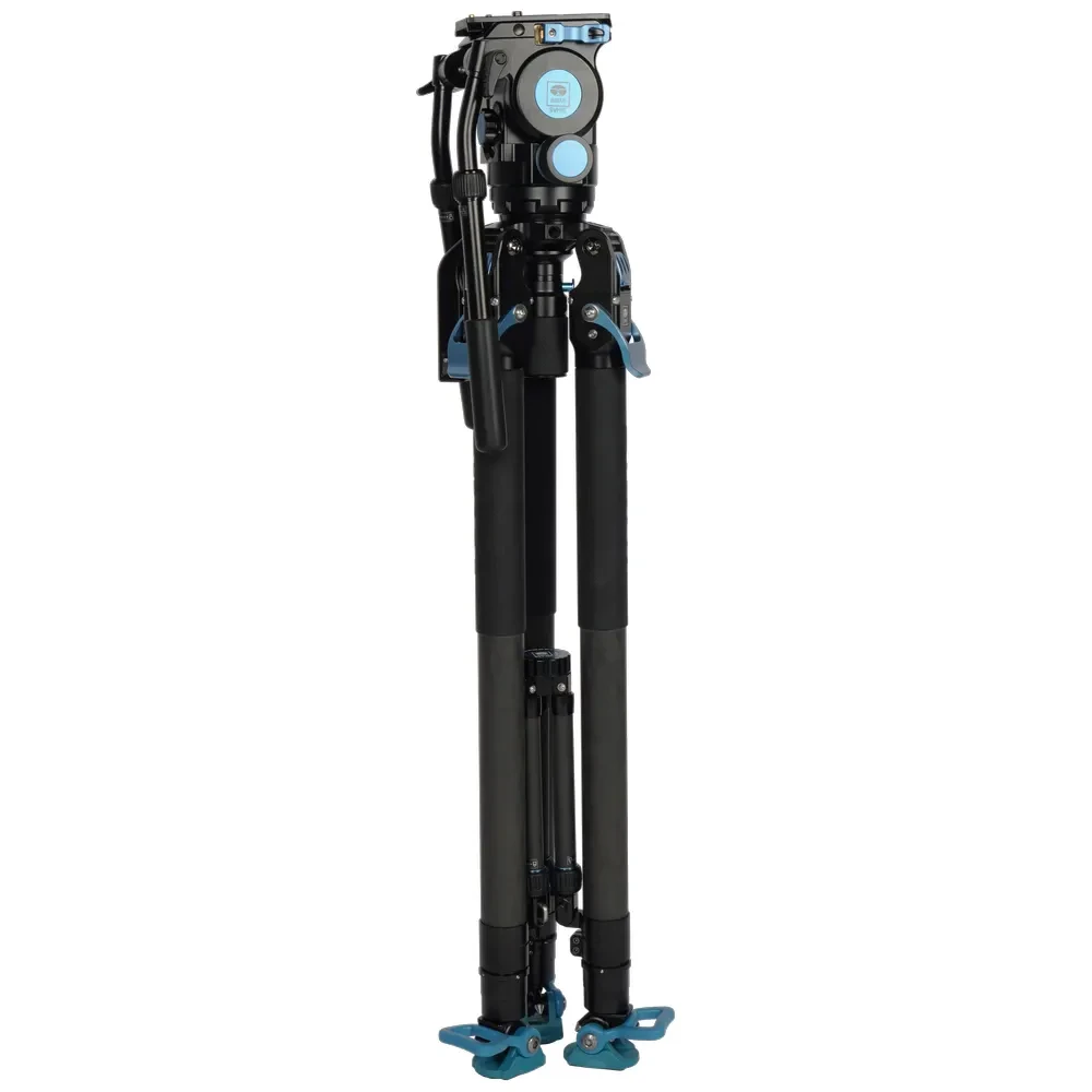 SIRUI Pro Video Tripod Kit Rapid SVT-75 Pro + Fluid Head SVH15