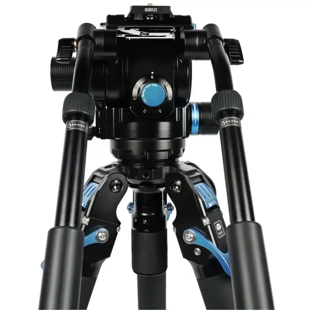 SIRUI Pro Video Tripod Kit Rapid SVT-75 Pro + Fluid Head SVH15