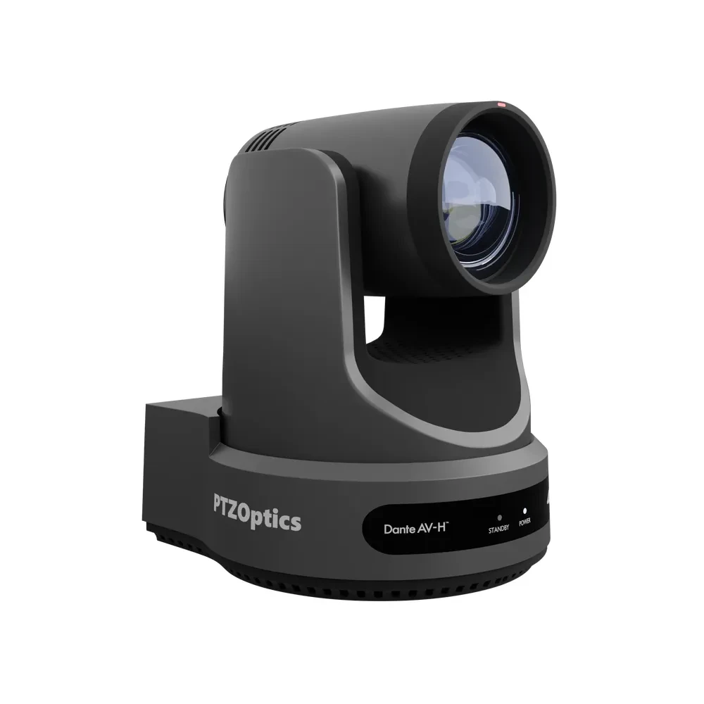 PTZOptics Link 4K Dante AV-H auto-tracking camera 12X, 20X, 30X