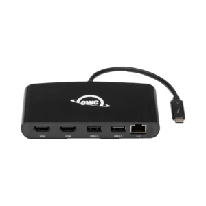OWC Dock Thunderbolt 3 mini-Dock - 5 Port, 2 x HDMI, feat. 2 x HDMI 4K60, USB 3, USB 2, 1GB Network