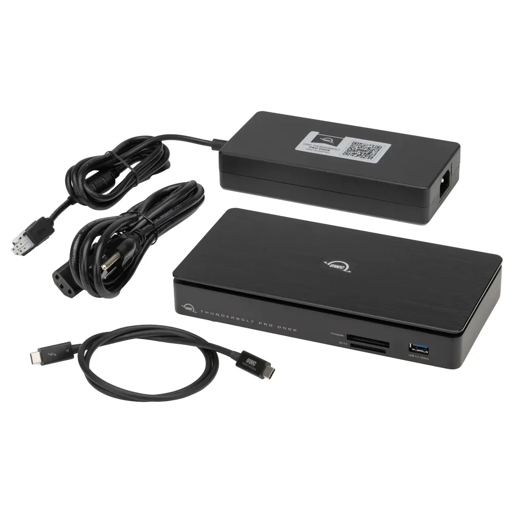 OWC Dock Thunderbolt 3 Pro Dock feat. 10G Ethernet, CFexpress & SD card readers, Thunderbolt (USB-C)