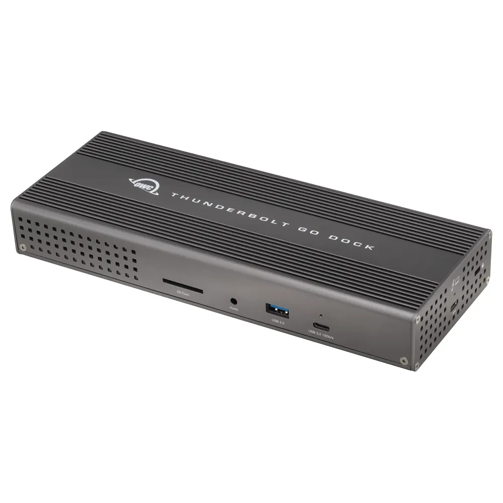 OWC Dock Thunderbolt 4 Go Dock for Mac & Windows - 11-Port 2.5GB Network, built-in power supply