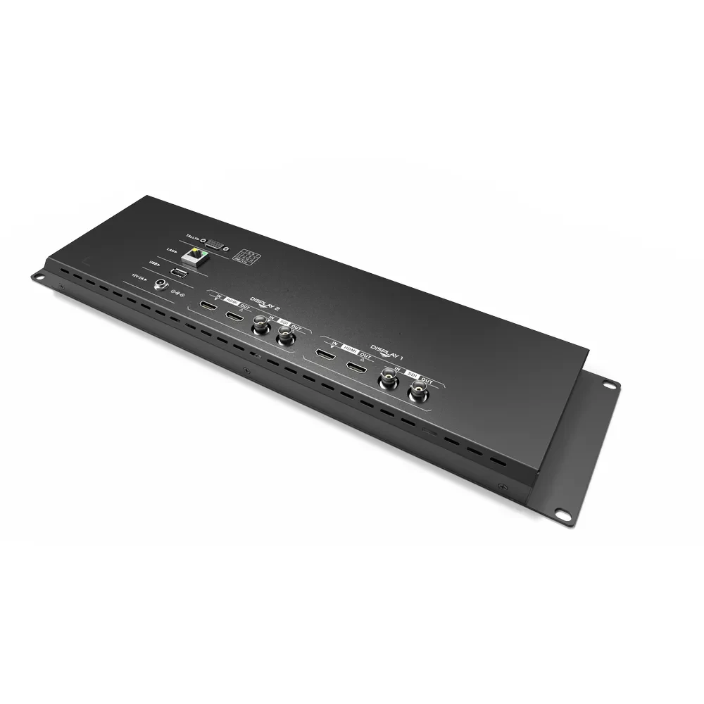 7" LILLIPUT RM-7029S dual 3RU rackmount monitor with 3G-SDI /HDMI 2.0