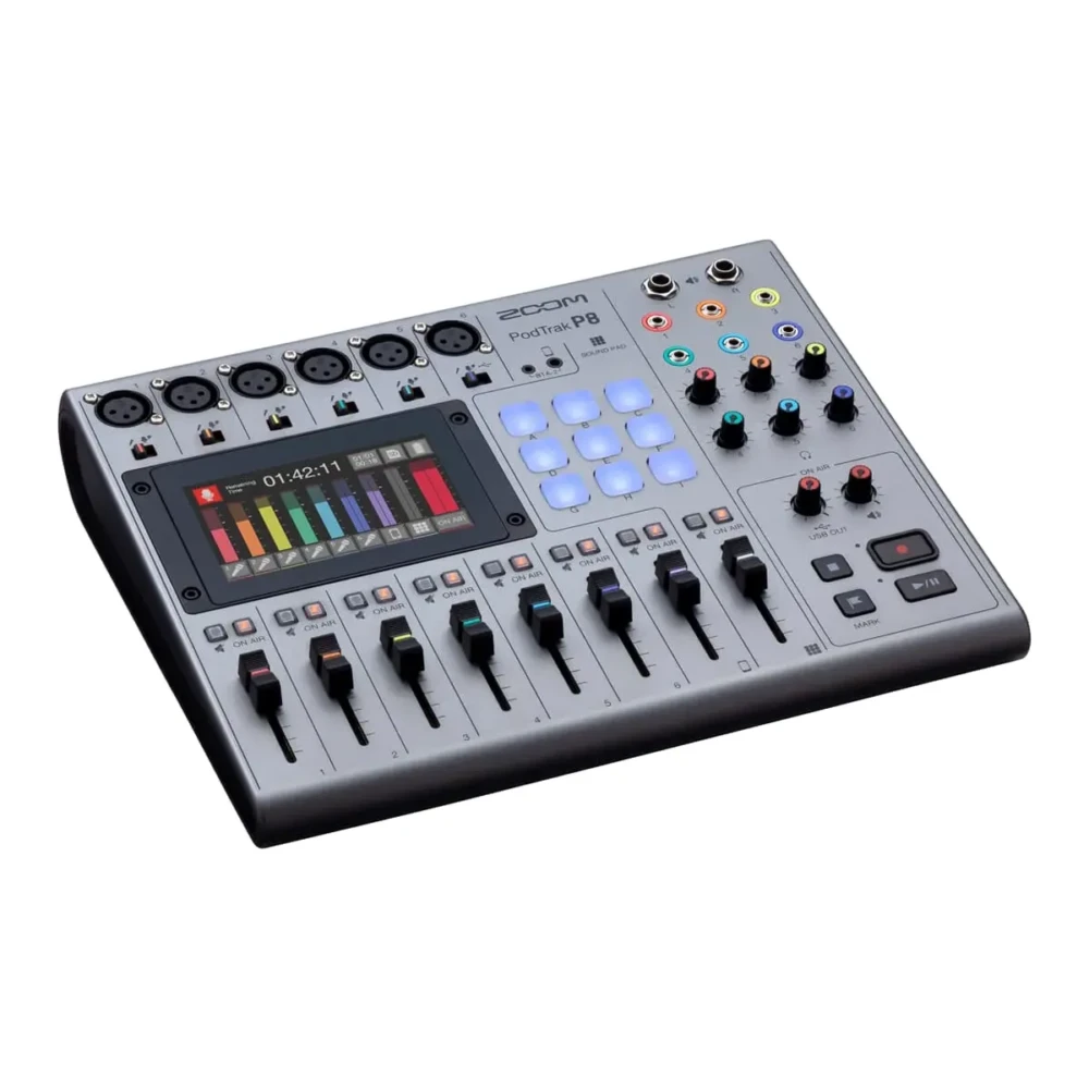 ZOOM P8 PodTrak podcast recorder