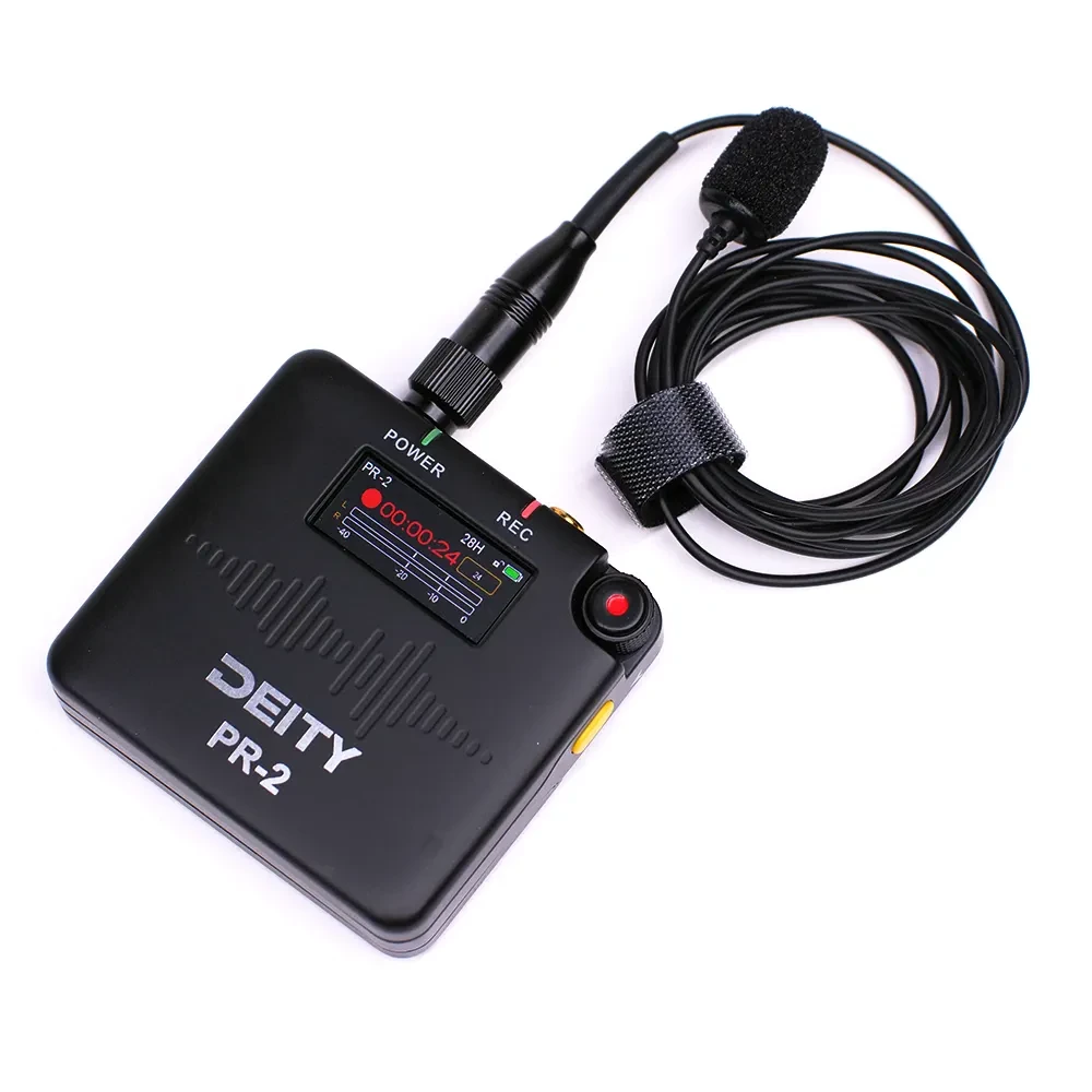 DEITY PR-2 Stereo Pocket Recorder with Lavalier Mic (Global)