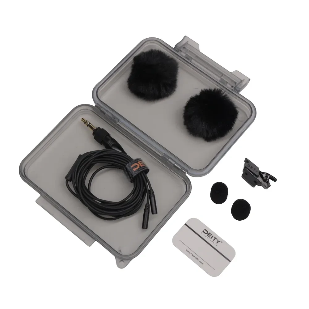 DEITY Dual-Head WLP (dual capsule lavalier - 3.5mm TRS)