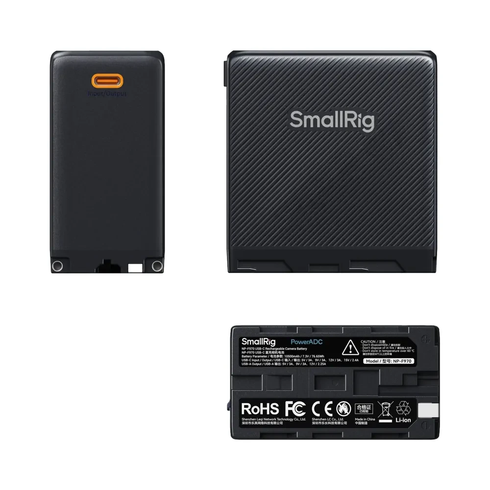SMALLRIG NP-F Camera Battery USB-C Rechargeable