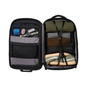 GOMATIC Navigator 37L Wheeled Expandable Carry-On Bag (Black)