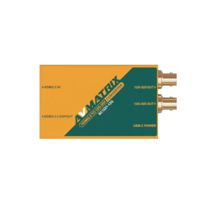 AVMATRIX SC1221-12G HDMI2.0 to 12G-SDI 4K broadcast converter