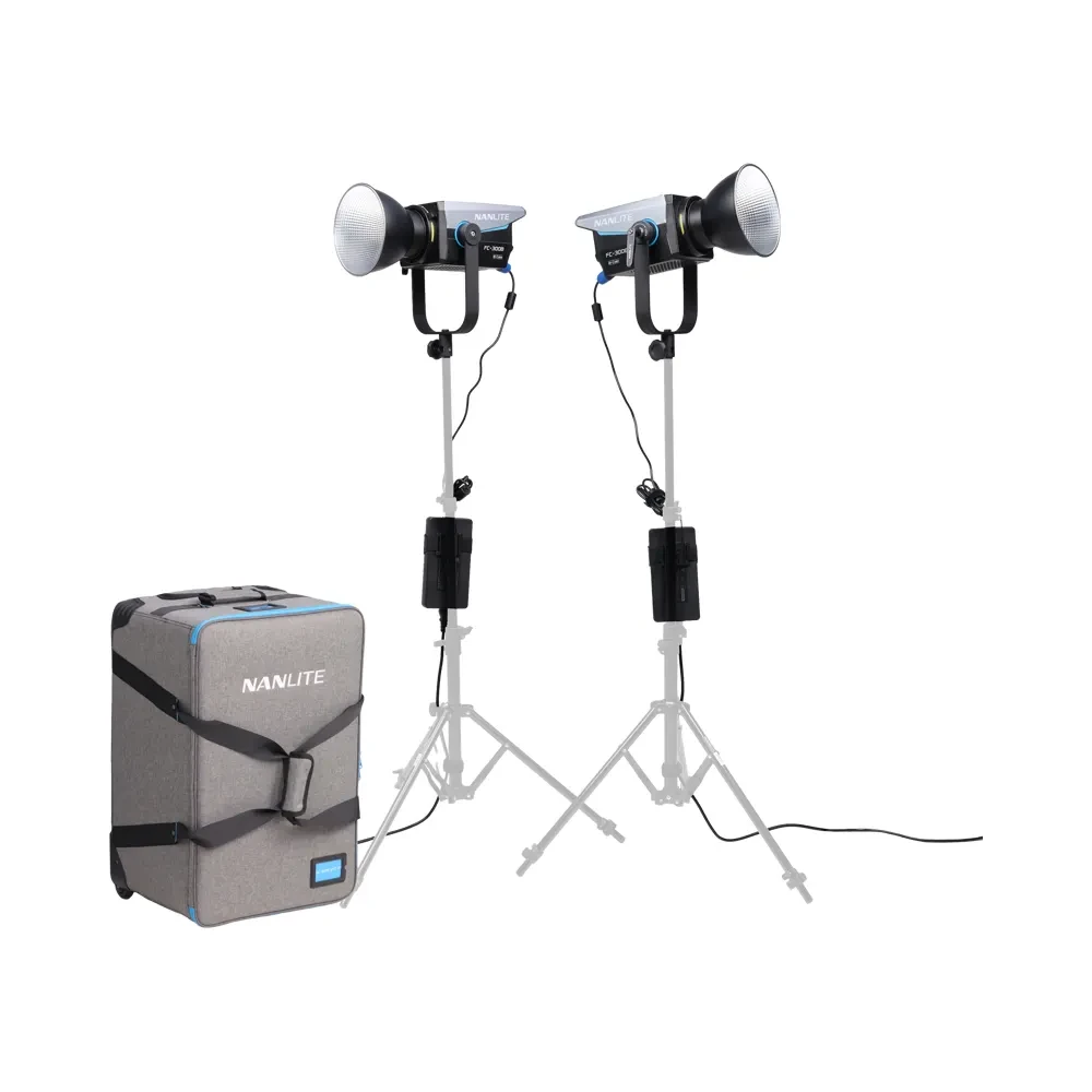 NANLITE FC-300B 2-Light Trolley Case Kit