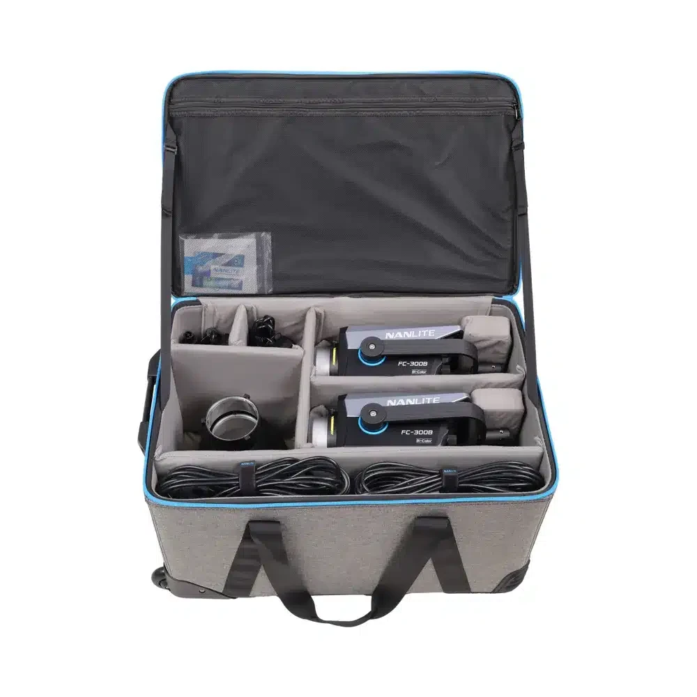 NANLITE FC-300B 2-Light Trolley Case Kit