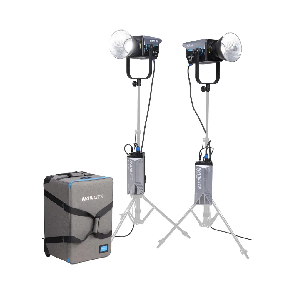 NANLITE FC-500B 2-Light Trolley Case Kit