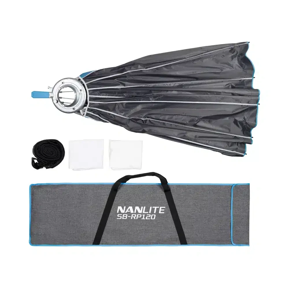 NANLITE Rapid 120 Parabolic Softbox SB-RP120 with Eggcrate