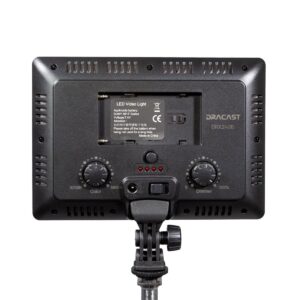 DRACAST X Series LED240 Bicolor On Camera LED Video Light (15W)