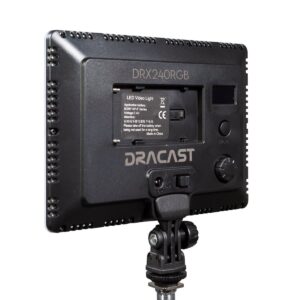 DRACAST X Series LED240 RGBWW On Camera LED Video Light (15W)