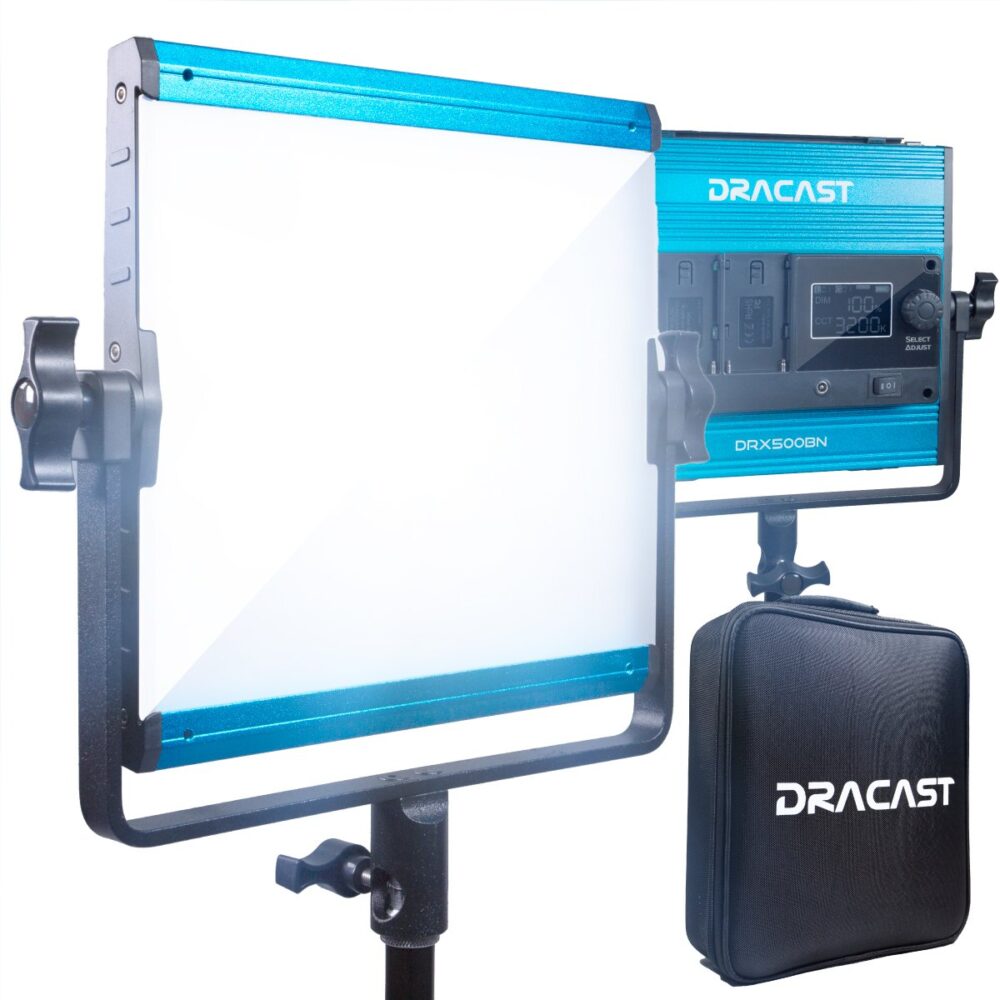 DRACAST X Series LED500 Daylight LED Video Light Panel (35W)