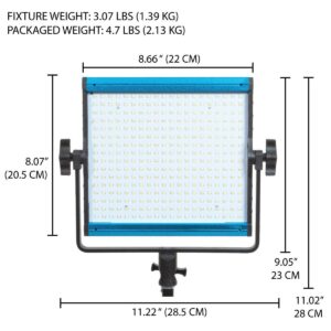 DRACAST X Series LED500 Bi-Color LED Video Light Panel (35W)