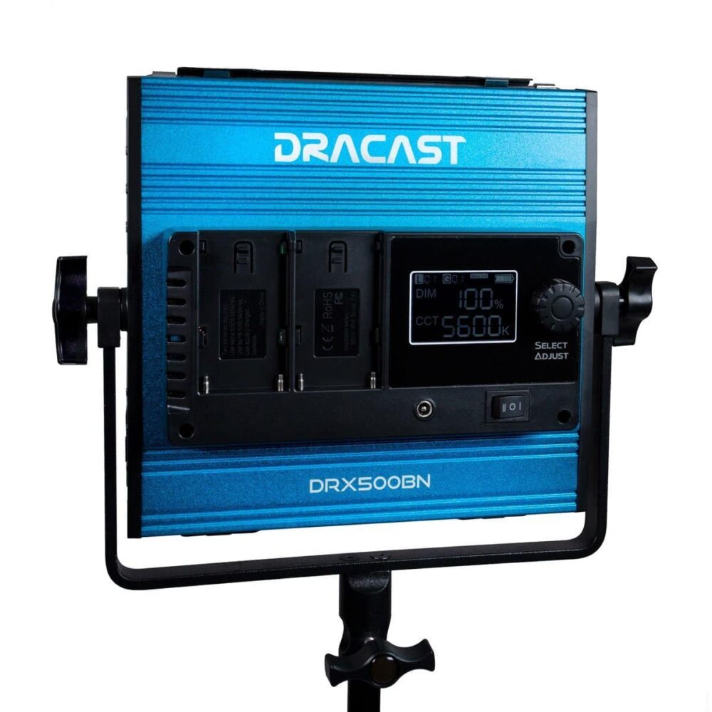 DRACAST X Series LED500 Bi-Color LED Video Light Panel (35W)