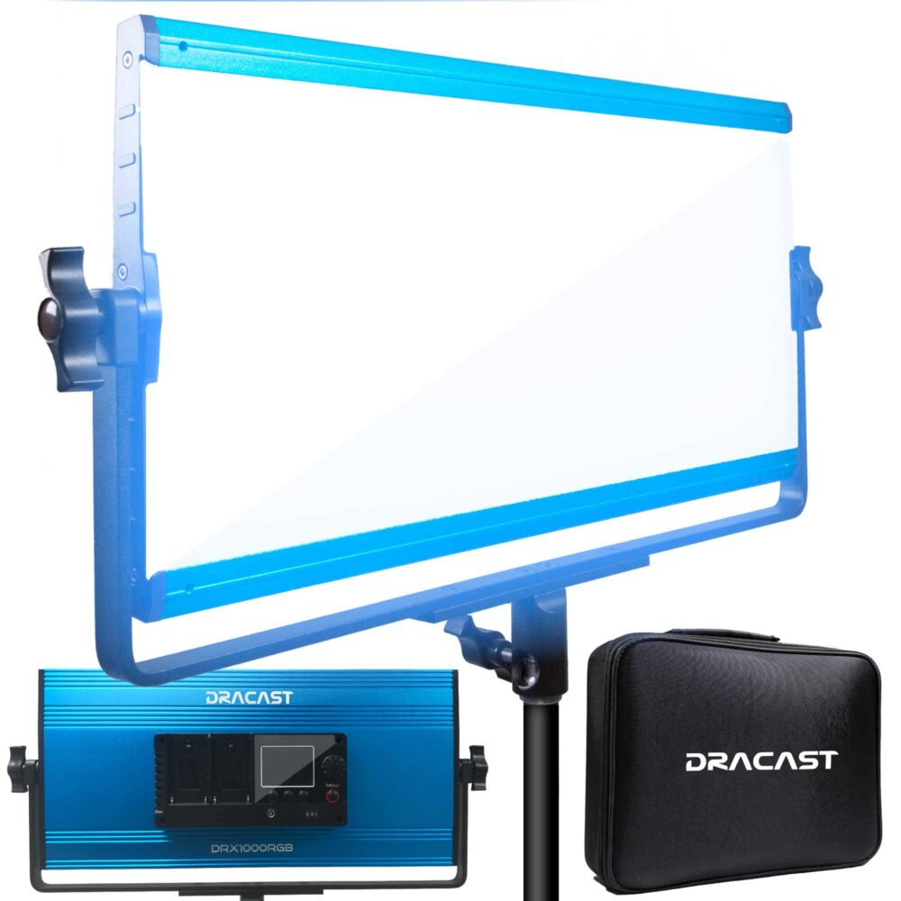 DRACAST X Series LED1000 Daylight LED Video Light Panel (70W)