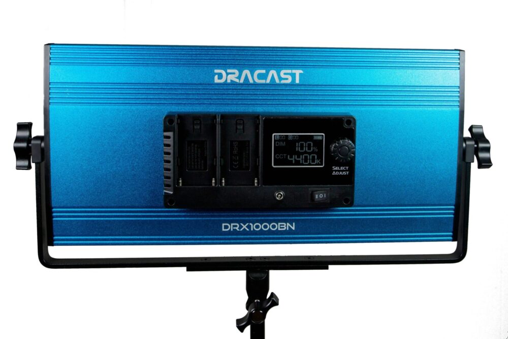 DRACAST X Series LED1000 Bi-Color LED Video Light Panel (70W)