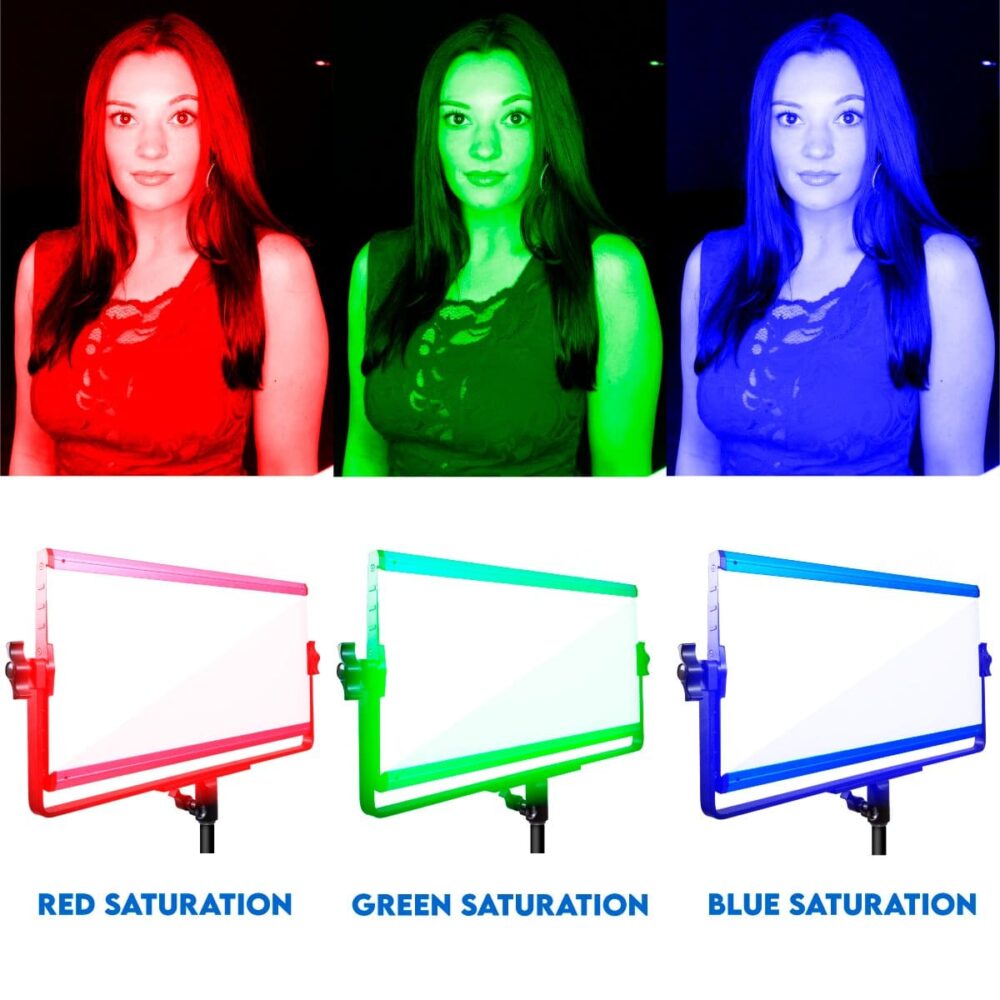 DRACAST X Series LED1000 RGBWW LED Video Light Panel (70W)