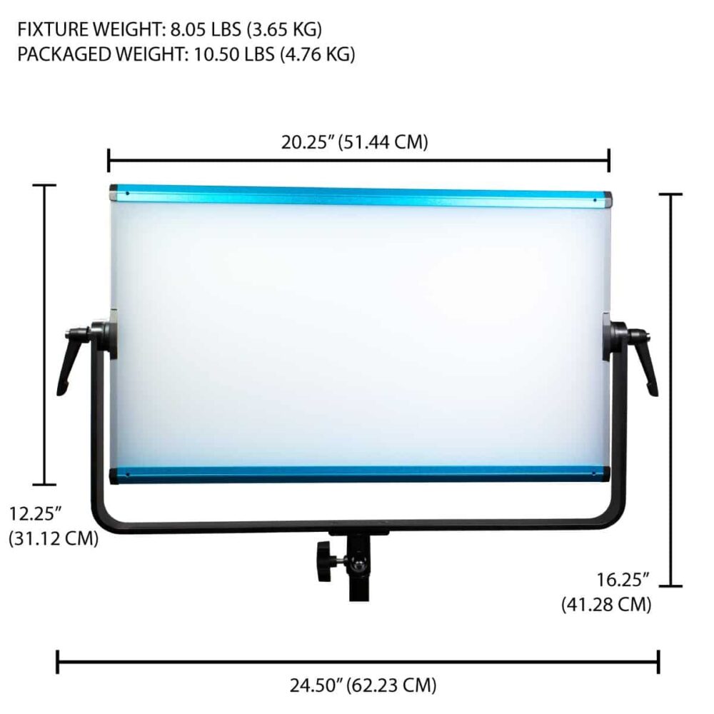 DRACAST X Series LED2000 RGBWW LED Video Light Panel (130W)