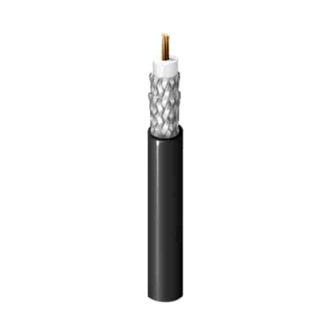 BELDEN 1694F serial digital high-flex coax cable, black
